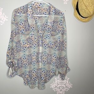 Free People Button Down